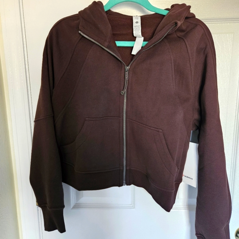 Lululemon Espresso Oversized Full-Zip Scuba
